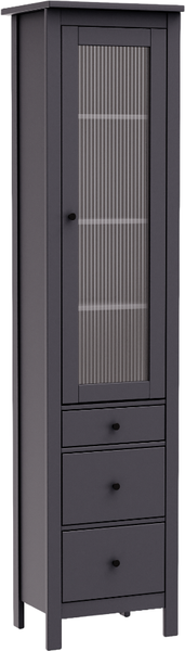 Шкаф-пенал с витриной Mio Tesoro Сага 50 Мору / 2.08.16.240.4 - фото