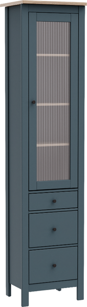 Шкаф-пенал с витриной Mio Tesoro Сага 50 Мору / 2.08.16.240.16 - фото