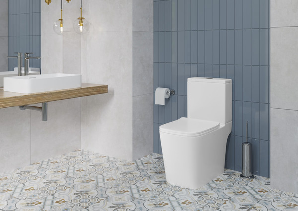 Унитаз напольный Lauter W09 S-TRAP 21900003 + гигиенический душ Daze 21GN3131CH