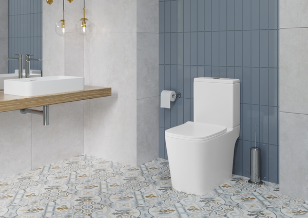 Унитаз напольный Lauter W09 P-TRAP 21900001 + гигиенический душ Sano 21LT1293MW