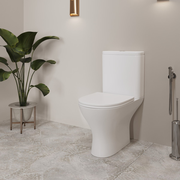 Унитаз напольный Lauter W224 2110224 + гигиенический душ Sano 21LT1294GL