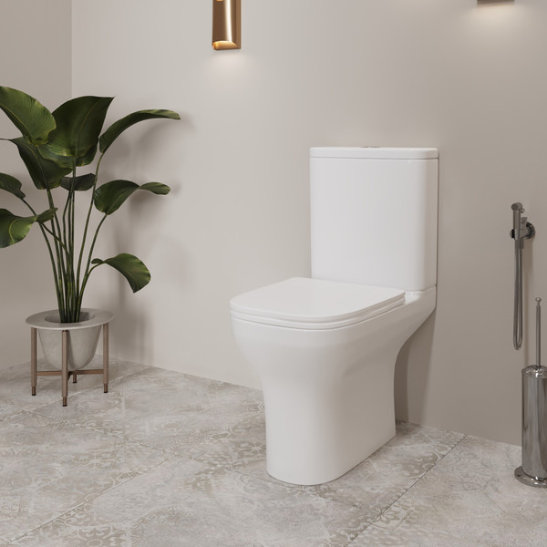 Унитаз напольный Lauter W236 2110236 + гигиенический душ Neo 21LT0471CH