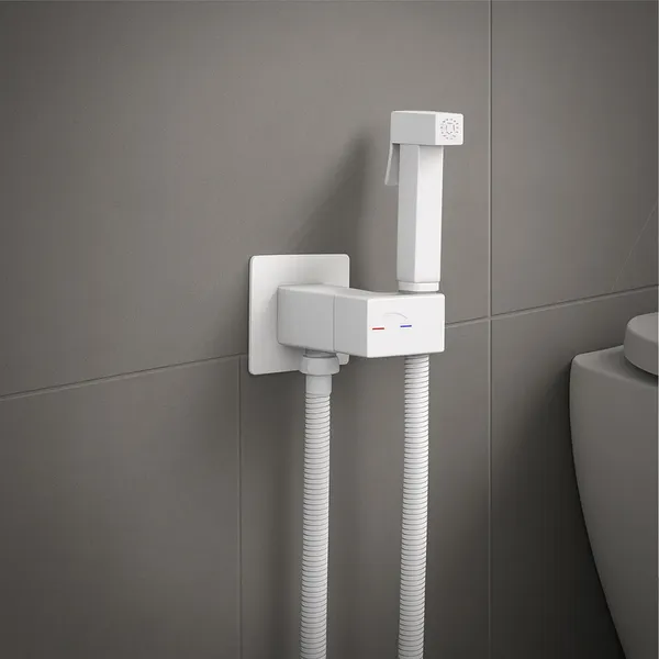 Унитаз напольный Lauter Rimless 21D2202 + гигиенический душ Rainix 21LT7713MW