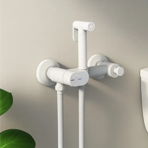 Унитаз напольный Lauter Rimless 21D2203 + гигиенический душ Sano 21LT1293MW