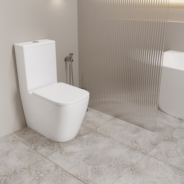 Унитаз напольный Lauter Vortex 2110012VF + гигиенический душ Tera 21GN9011CH