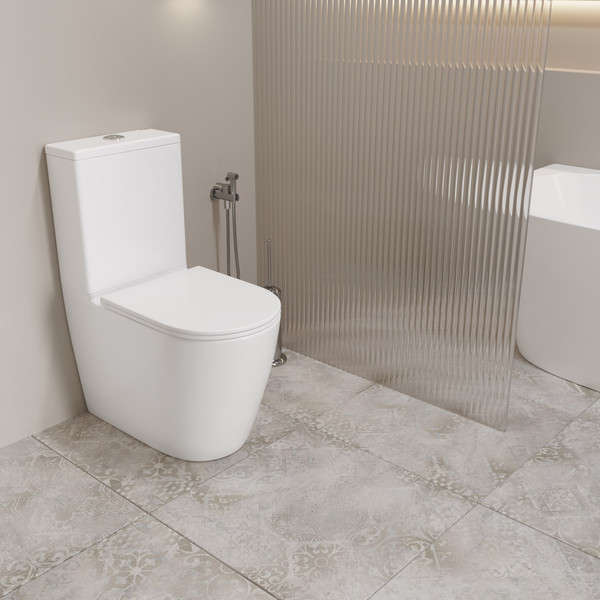 Унитаз напольный Lauter Vortex 2110022VF + гигиенический душ Sano 21LT1294GL