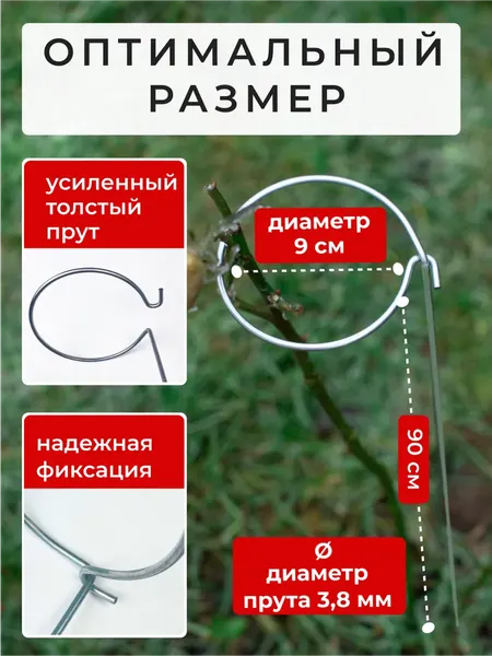 Опора для растений ARTELIKA Гладиолусов, цветов