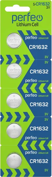 Комплект батареек Perfeo Lithium PFCR1632/5BL - фото