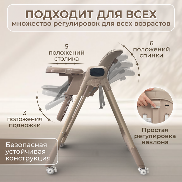 Стульчик для кормления Bubago Aurora BG 198-2