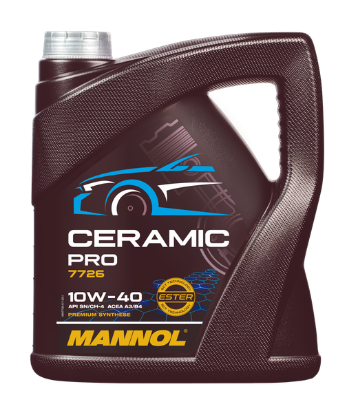 Моторное масло Mannol 7726 Ceramic Pro 10W-40 / MN7726-5 - фото