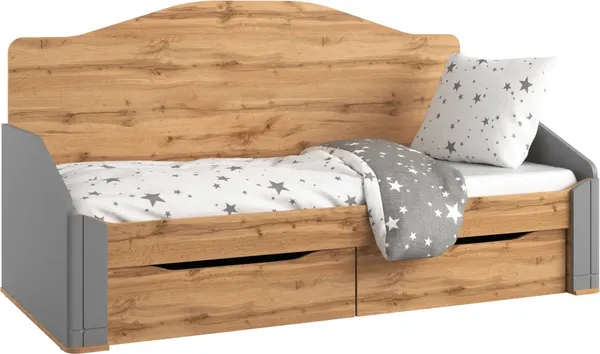 Кровать-тахта Involux Sale + Матрас Lagoma Ilta 90x200x18 / км0144 - фото