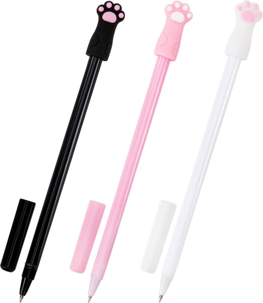 Набор шариковых ручек Brauberg Funster. Cat Paws / 144375 - фото