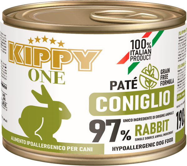 Влажный корм для собак Kippy One Monoprotein Hyppoallergenic для всех пород Кролик - фото