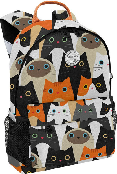 Детский рюкзак Grizzly Рыжие котики / RK-678-1 - фото