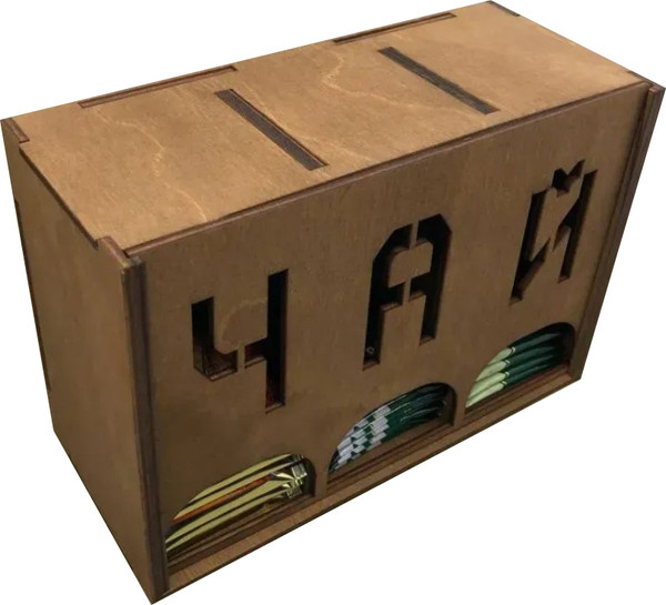 Органайзер для чайных пакетиков ОМурМебель Чай Вертикальный с резкой - фото