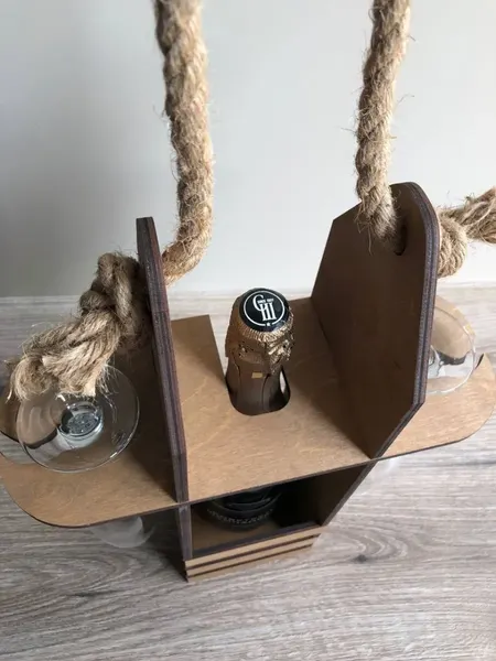 Емкость для хранения ОМурМебель для бутылки с бокалами