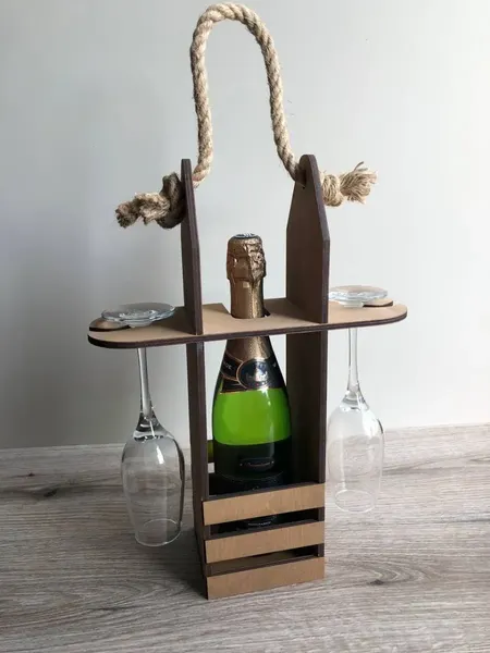 Емкость для хранения ОМурМебель для бутылки с бокалами