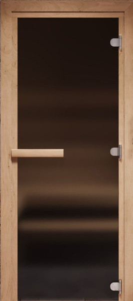 Стеклянная дверь для бани/сауны COOPER Стандарт 200х80 - фото