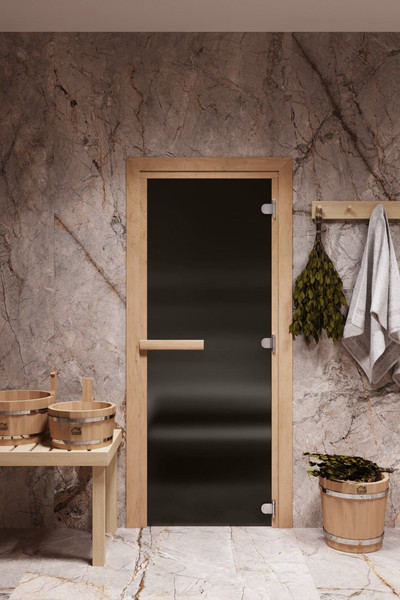 Стеклянная дверь для бани/сауны COOPER Стандарт 190х70