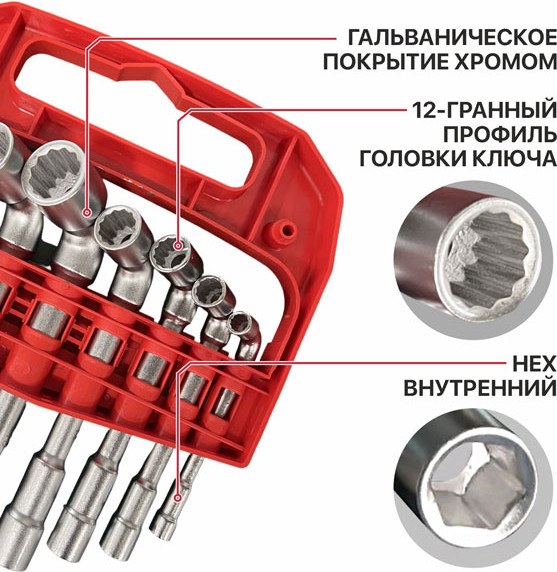 Набор ключей P.I.T HSET06-0009