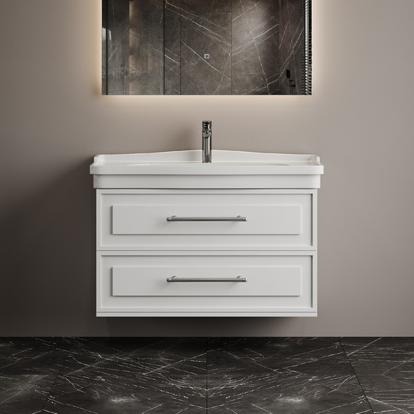 Тумба под умывальник Onika Элисан 105 подвесная - фото