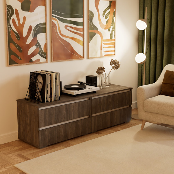 Тумба Кортекс-мебель Бари 160 4ш