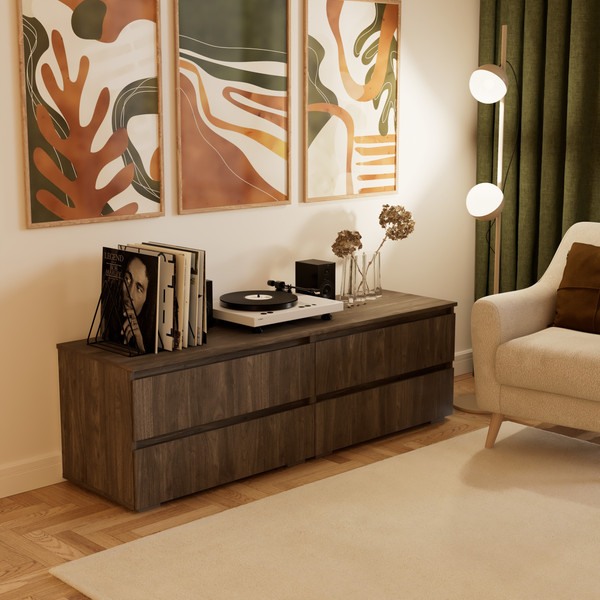 Тумба Кортекс-мебель Бари 160 4ш