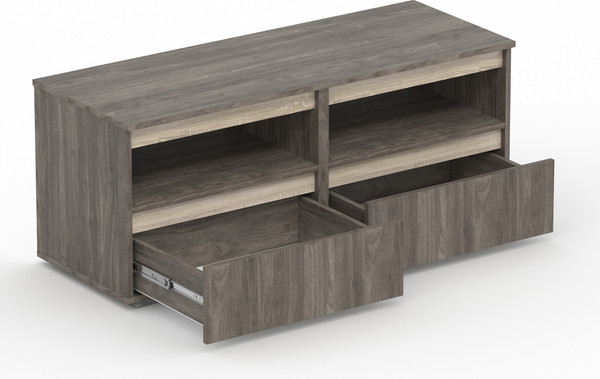 Тумба Кортекс-мебель Бари 120 2ш-2 под ТВ