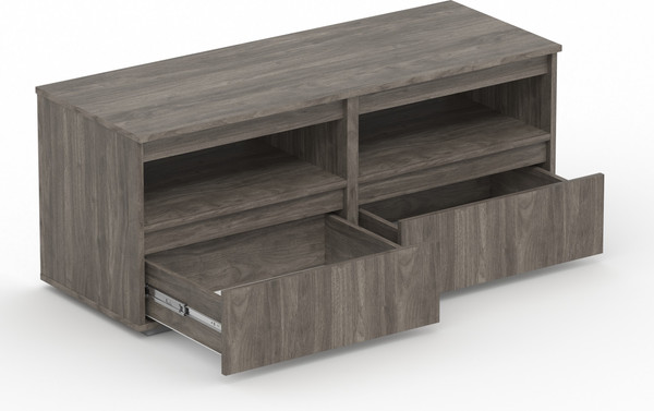 Тумба Кортекс-мебель Бари 120 2ш-2 под ТВ