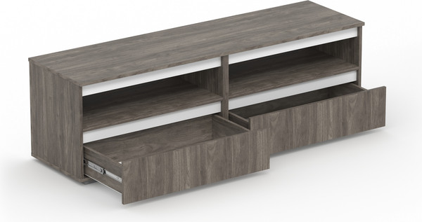 Тумба Кортекс-мебель Бари 160 2ш-2 под ТВ