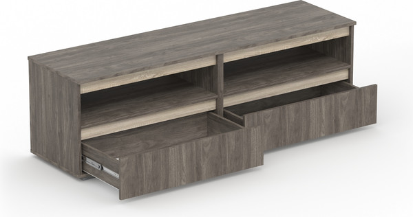 Тумба Кортекс-мебель Бари 160 2ш-2 под ТВ