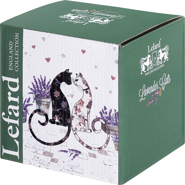 Кружка Lefard Лавандовые коты 425-163