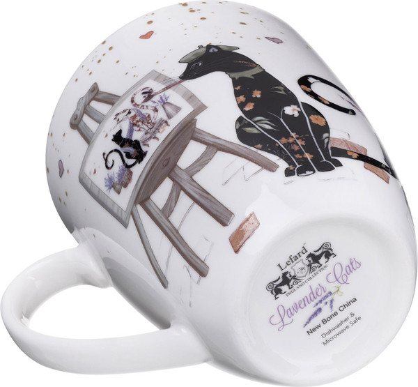 Кружка Lefard Лавандовые коты 425-164