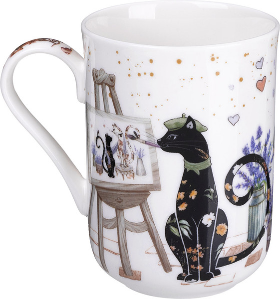Кружка Lefard Лавандовые коты 425-178
