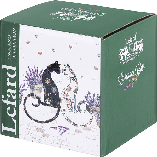 Кружка Lefard Лавандовые коты 425-178