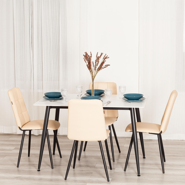 Набор стульев Tetchair Asti Trend экокожа (2 шт, бежевый)