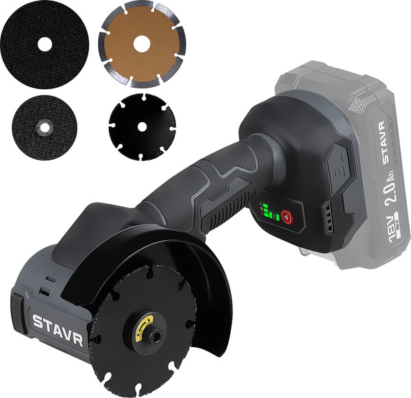 Угловая шлифовальная машина Ставр SAG 18BL-76V - фото