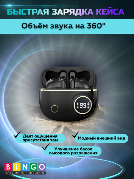 Беспроводные наушники Bingo V12