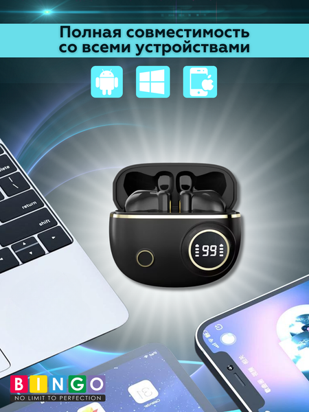 Беспроводные наушники Bingo V12