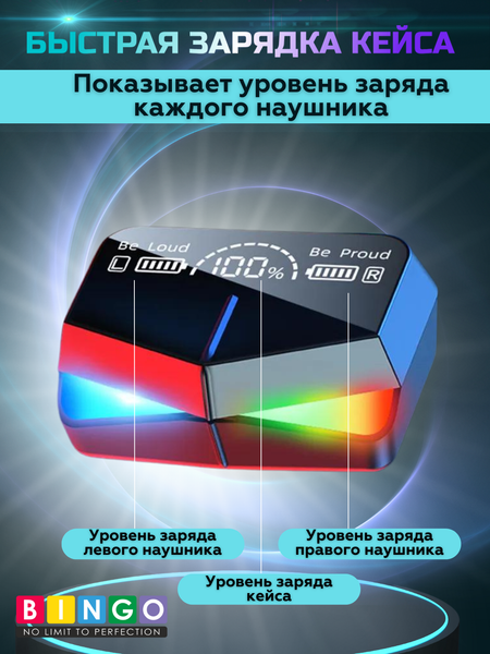 Беспроводные наушники Bingo M28