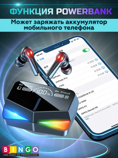 Беспроводные наушники Bingo M28