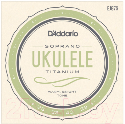 Струны для укулеле D'Addario EJ-87S - фото