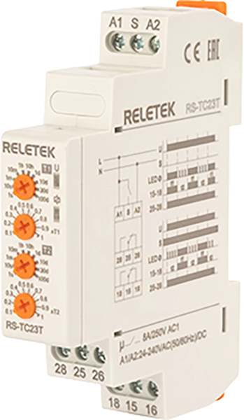 Реле времени RELETEK RS-TC23T - фото