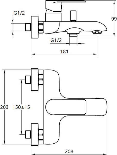 Смеситель Wellerein Flow 21FL54