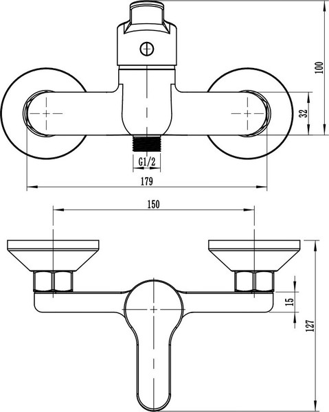 Смеситель Wellerein Aura 21AR80