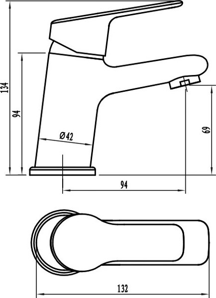 Смеситель Wellerein Forma 21FM26