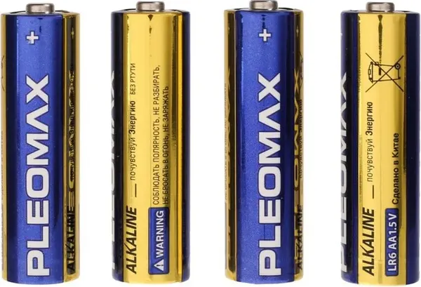 Комплект батареек Pleomax Alkaline LR6-20 / Б0059833