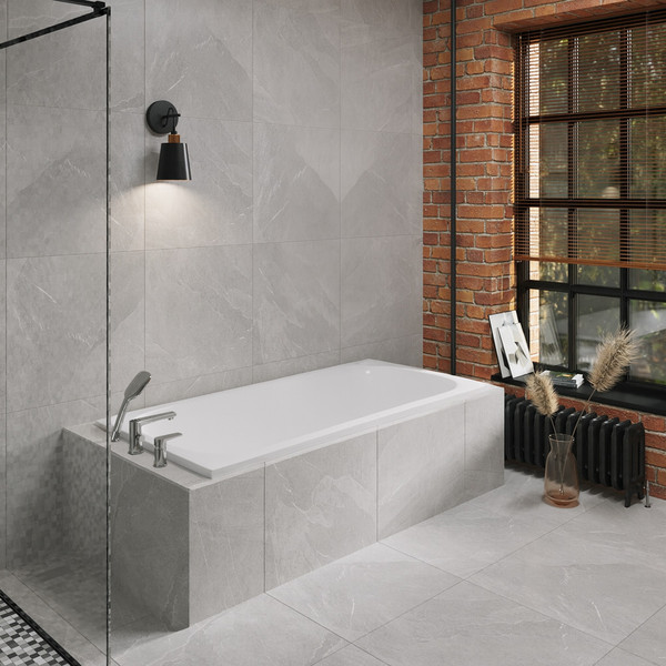 Ванна стальная Lauter Brio 150 / 21S1500 + сифон 21Y11030