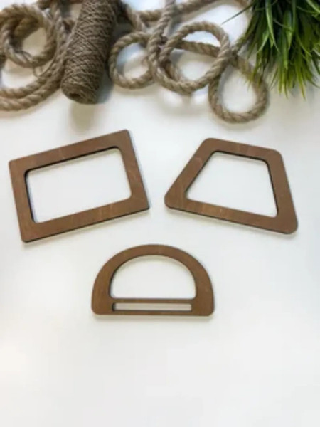 Набор ручек для сумки ОМурМебель Прямоугольник трапеция полукруг