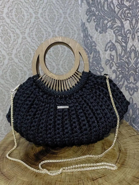 Набор ручек для сумки ОМурМебель Двойной круг с лучами